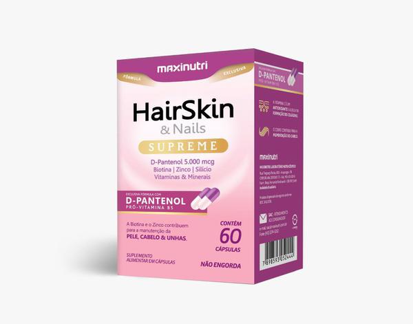 HairSkin & Nails Supreme 60 Cápsulas Maxinutri