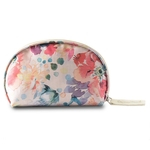 Half Moon Caso Cosmetic Cosmetic Bag Carry-on Beauty Bag Bag Zipper Shell Bag