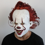 Halloween Clown Voltar Espírito 2 Pennywise Latex Máscara Dress Up Props