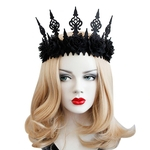 Halloween Costume Hairband Preto Crown acessórios de moda Headband cabelo