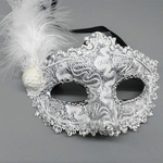 Halloween Masquerade Sexy Lady Black Lace Eye Mask M¨¢scara