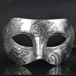 Halloween Party Masquerade Facial M¨¢scara M¨¢scara Protectora Trajes De Halloween Prop Masquerade Acess¨®rios Bronze Cor