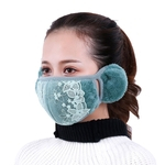 2 em 1 Unisex Quente Ear Tampa + Dust-proof Máscara Wear acessório perfeito para o inverno