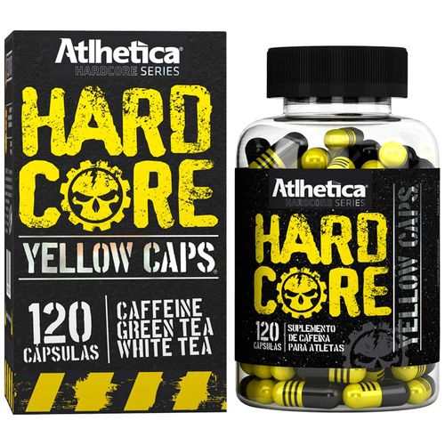 Hardcore Yellow Caps - 120 Cápsulas - Hardcore Series - Atlhetica
