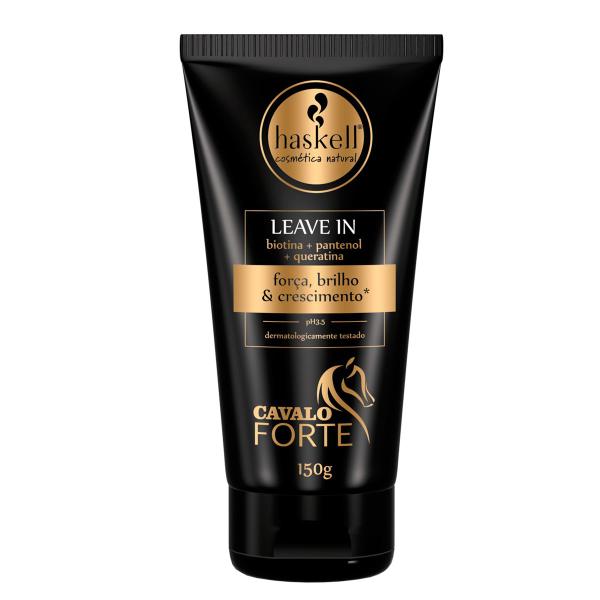 Haskell Leave In Cavalo Forte 150gr Força Brilho Crescimento - Haskell Cosmeticos
