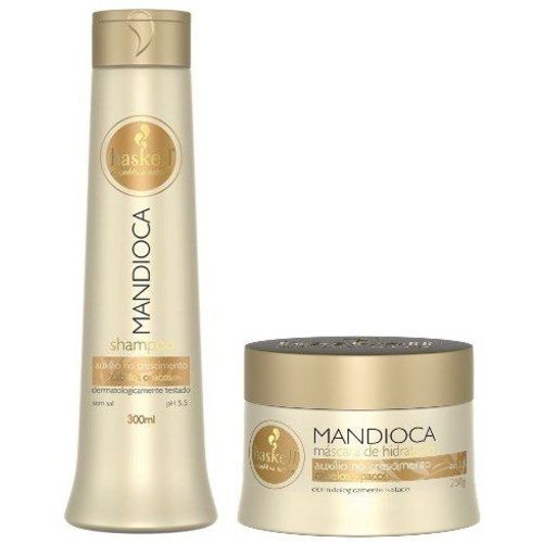 Haskell Mandioca Shampoo 300ml + Máscara 250g