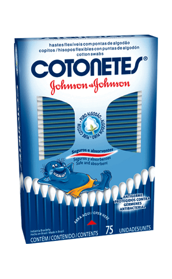 Haste Flexível Cotonetes Caixa com 75 Unidades - Johnson & Johnson