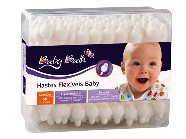 Hastes Flexíveis 60 Unidades - Baby Bath