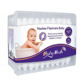 Hastes Flexíveis C/50 Baby Bath