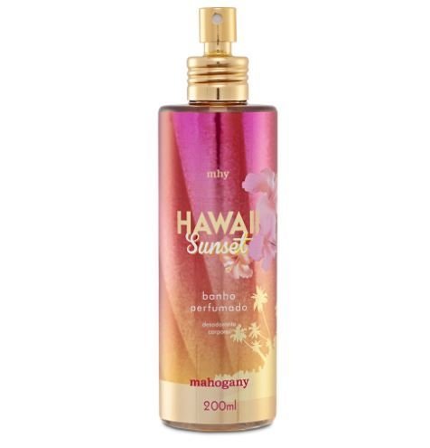 Hawaii Sunset Banho Perfumado 200Ml [Mahogany]