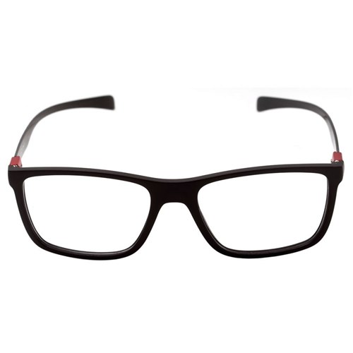 Hb Duotech M93138 Carbon Fiber - Óculos de Grau Vermelho Preto