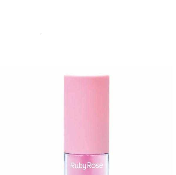Hb8221 Lip Oil Gloss Labial Morango Hidratante 3,8ml Ruby Rose
