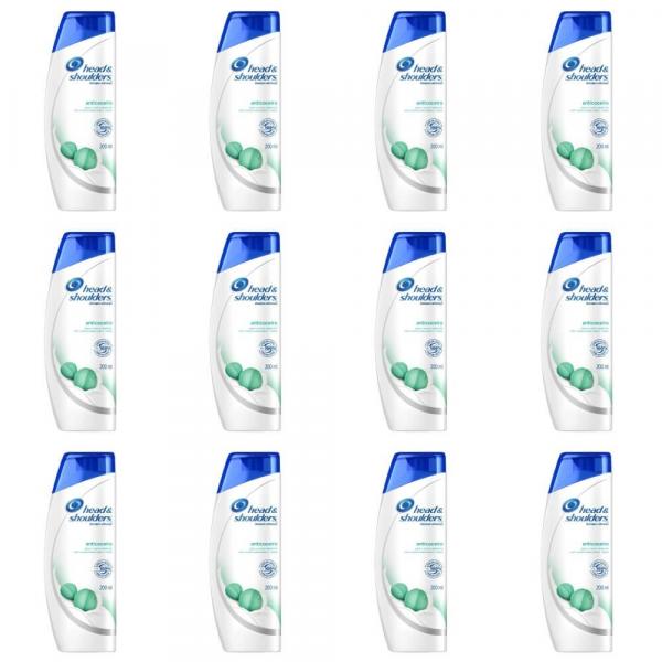 Head Shoulders Anti Coceira Shampoo Anticaspa 200ml (Kit C/12)
