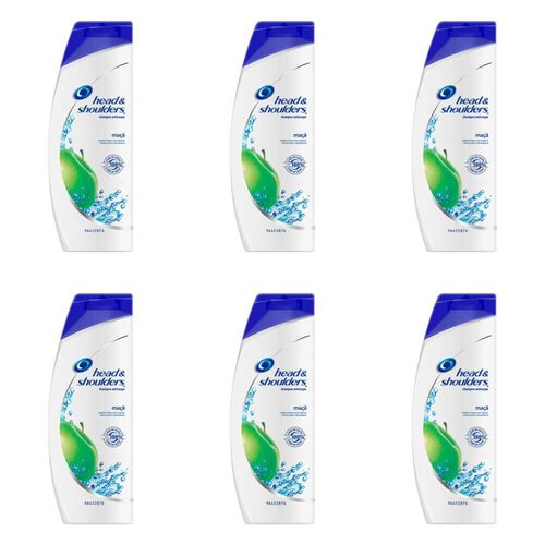 Head & Shoulders Apple Maçã Shampoo Anticaspa 200ml (kit C/06)