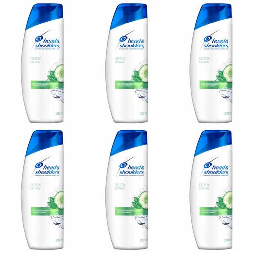Head & Shoulders Detox Shampoo Anticaspa 200ml (kit C/06)