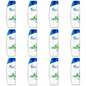 Head & Shoulders Detox Shampoo Anticaspa 200ml - Kit com 12