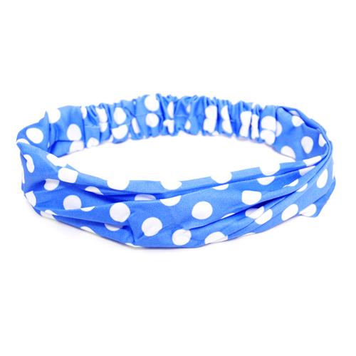 Headband Azul de Bolinhas - Bijoulux