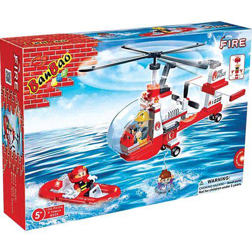 Helicóptero de Resgate 150 Peças Banbao