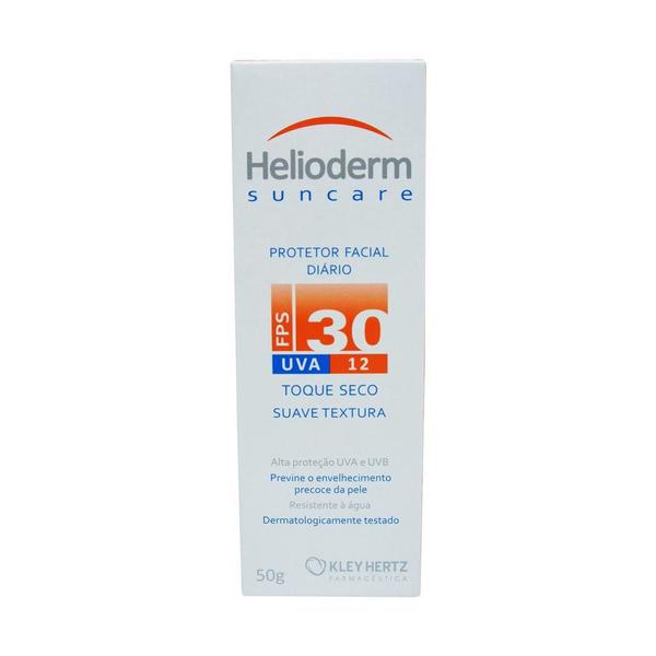 Helioderm Protetor Facial Diário FPS30 Toque Seco 50g Kley - Kley Hertz