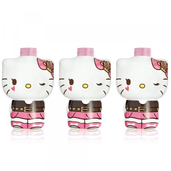 Hello Kitty Boneco 3D Shampoo Infantil Cacheados 300ml (Kit C/03) - Betulla