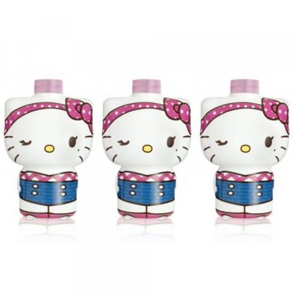 Hello Kitty Boneco 3D Shampoo Infantil Finos 300ml (Kit C/03) - Betulla