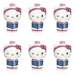 Hello Kitty Boneco 3d Shampoo Infantil Finos 300ml (kit C/06)