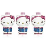 Hello Kitty Boneco 3d Shampoo Infantil Finos 300ml (kit C/03)