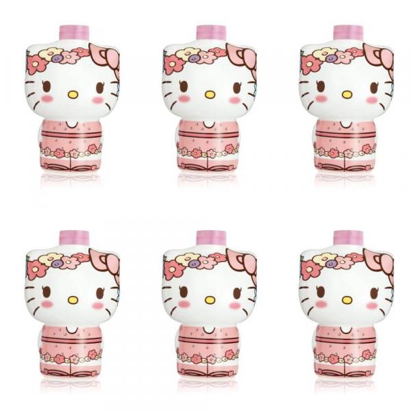 Hello Kitty Boneco 3D Shampoo Infantil Lisos 300ml (Kit C/06) - Betulla