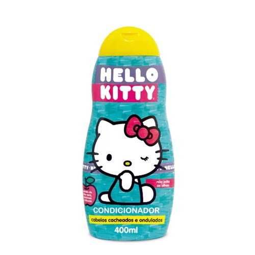 Hello Kitty Condicionador Cabelos Cacheados e Ondulados - 400Ml