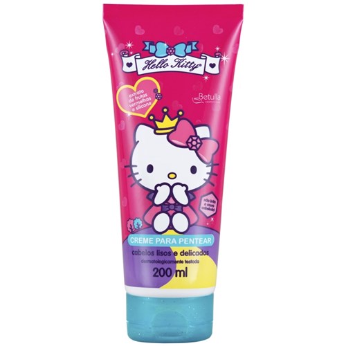 Hello Kitty Creme de Pentear - Cabelos Cacheados - 200Ml