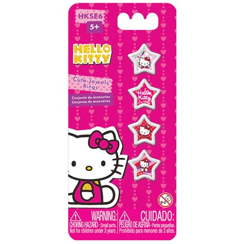 Hello Kitty Kit de Acessórios Anéis Intek