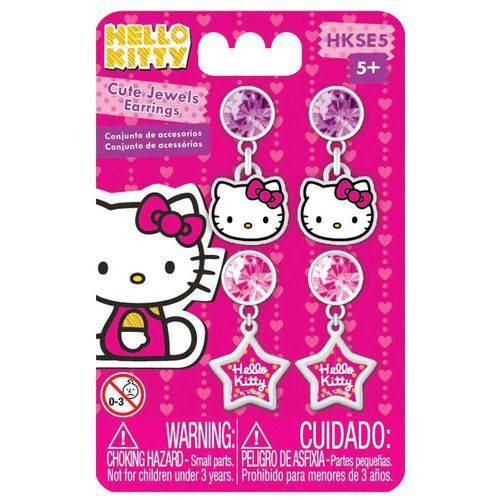 Hello Kitty Kit de Acessórios Brincos - Intek