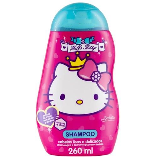 Hello Kitty Shampoo - Cabelos Cacheados e Ondulados - 260Ml