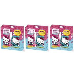 Hello - Kitty Shampoo + Condicionador Infantil Cacheados 400ml - Kit com 06
