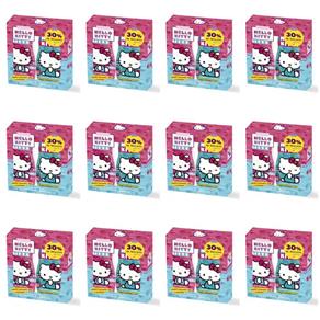 Hello - Kitty Shampoo + Condicionador Infantil Cacheados 400ml - Kit com 12