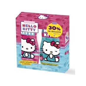 Hello - Kitty Shampoo + Condicionador Infantil Cacheados 400ml