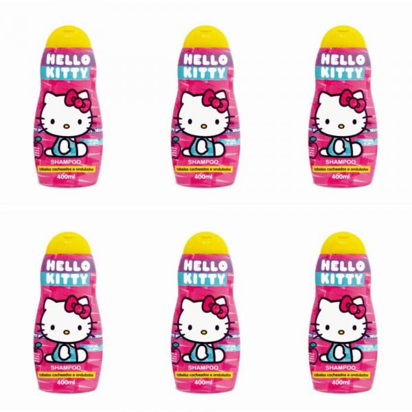 Hello Kitty Shampoo Infantil Cacheados 400ml (Kit C/06) - Betulla