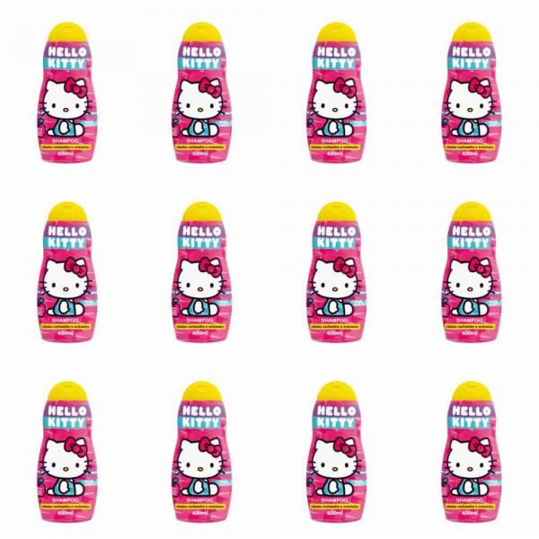 Hello Kitty Shampoo Infantil Cacheados 400ml (Kit C/12) - Betulla