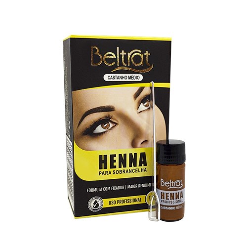 Henna Beltrat Castanho Medio Profissional 1,25G
