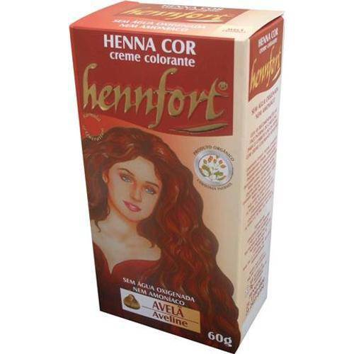 Henna Cor Creme Avelã 60g Hennfort
