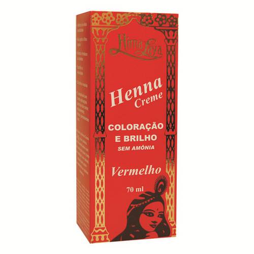 Henna Creme Himalaya Vermelho 70ml