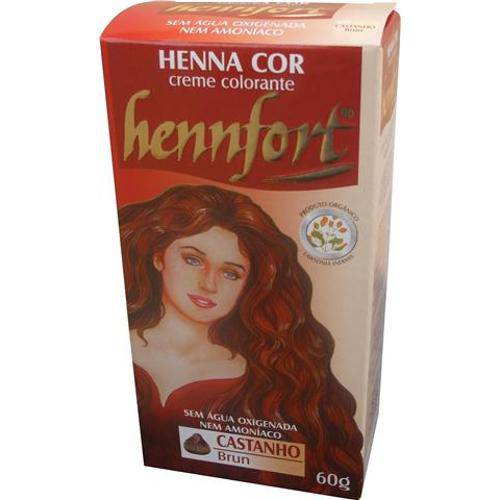 Henna Hennfort em Creme 60g - Castanho