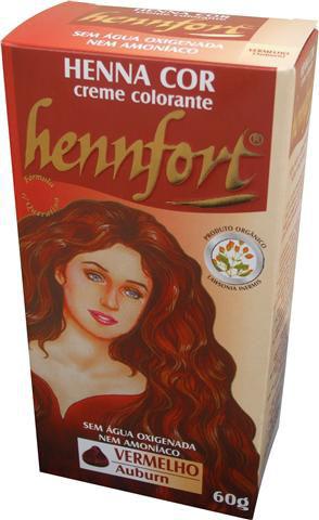 Henna Hennfort em Creme 60g - Vermelho
