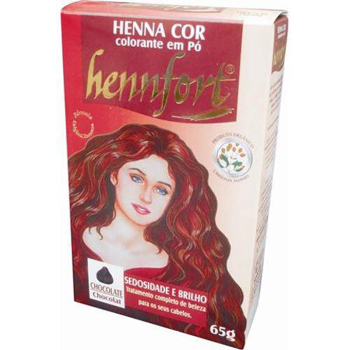 Henna Hennfort em Pó 65g - Chocolate