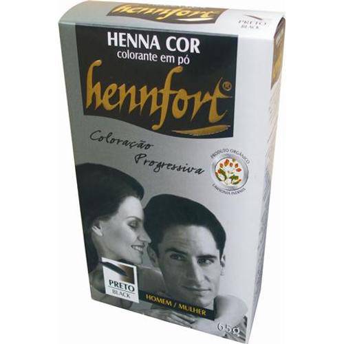 Henna Hennfort em Pó 65g - Preto