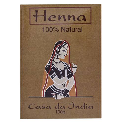 Henna Indiana Natural para Cabelo 100g