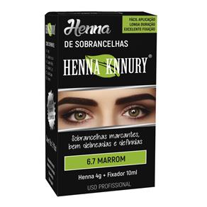 Henna Knnury para Sobrancelhas - Marrom 6.7