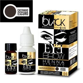 Henna para Sobrancelhas Black EyeBrow - Castanho Escuro