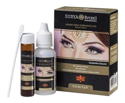 Henna Sobrancelha Castanho Escuro Surya Brasil 3g 71.3.p