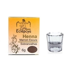 Henna Sobrancelhas Eclépcya 6g + fixante 10ml - Marrom Escura + Dapin